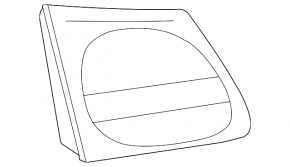 Light inside trunk lid right Lexus GS300 GS350 GS430 06-11