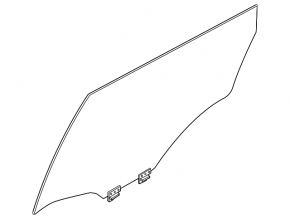 Glass door rear left Nissan Rogue 21-24 US built