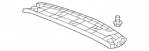 Upper Trunk Door Trim Honda HR-V 16-22 Black