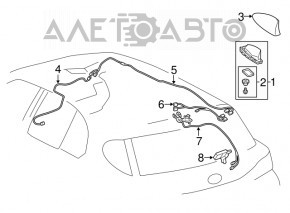 Antenna fin Lexus CT200h 14-17