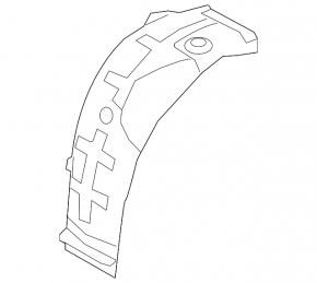 Mudguard rear right front part Hyundai Elantra AD 19-20