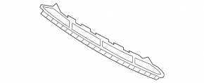 Lower grille front bumper Audi A4 B8 13-16 rest