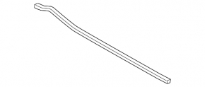 Rear hood seal for Porsche Cayenne 19-26 on the windshield wiper grille