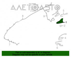 Antenna fin Kia Optima 16-17