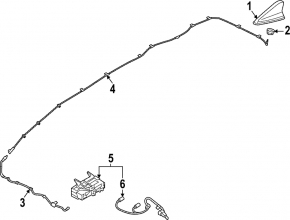 Hyundai Ioniq 5 22-24 antenna wiring
