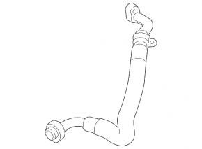 Air conditioning pipe compressor-heater first Porsche Panamera 10-16 4.8