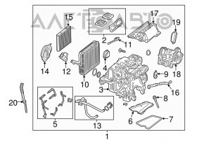 Heater resistor Mercedes GLA 14-20