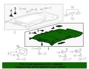 Lincoln MKX 16 Headliner - No Sunroof Beige