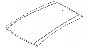 Metal roof for Nissan Ariya 23-25 without panoramic windows