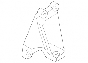 Engine mount bracket right Nissan Leaf 18-