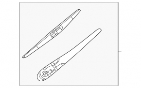 Rear wiper arm Infiniti QX50 19-20