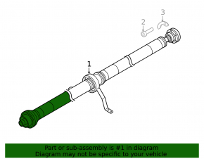 Driveshaft driveshaft Audi A8 13-18 long