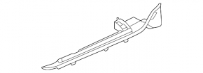 Left hood-wing seal Lexus NX 25-26 jp built