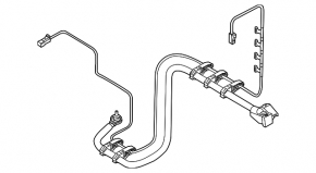 Power cable through the entire body BMW X5 E70 07-13 type 2