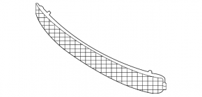 Infiniti QX30 17-19 Sport front bumper lower grille