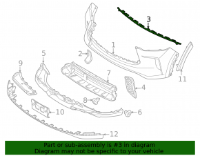 Infiniti QX60 hood seal 22-23
