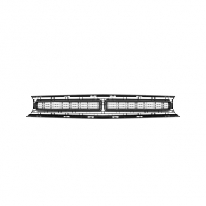 Radiator grill with frame Dodge Challenger 15-23 rest black, without emblem