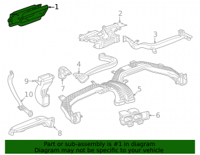 Chevrolet Equinox EV 24-26 heater air intake