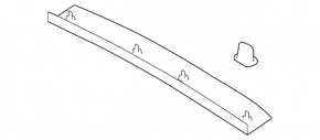 Upper Trunk Door Trim Subaru XV Crosstrek 18-23