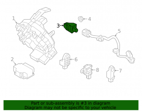 Front left airbag sensor for Kia Optima 16-20