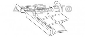 Rear underbody protection Infiniti QX30 17-