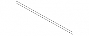 Door sill seal rear right Ford Fusion mk5 13-20