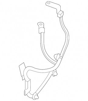 Negative terminal of battery Nissan Pathfinder 13-18
