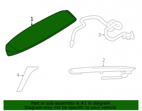 VW Taos 22-25 tailgate spoiler