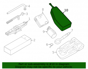 A bag of compressor and sealant for Volkswagen ID.4 21-25 tires for cleaning