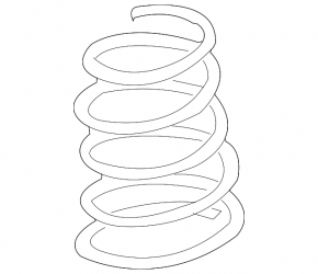 Front left spring Lexus ES300 ES330