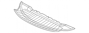 Front bumper guard for Audi A8 10-13 pre-restyling