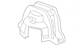 Front Engine Mount Trim Honda Accord 13-17 3.5