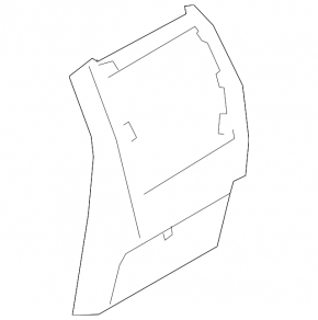 Rear center console trim BMW X5 G05 19-22 Canberra-Beige