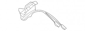 Left hood lock BMW X1 F48 16-22 with sensor