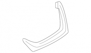 Right rear bumper molding for Lexus NX 15-21
