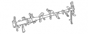 Under-torpedo pipe reinforcement Toyota Sienna 21-25