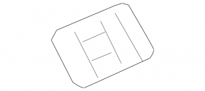 Left tailgate bumper Volkswagen ID.4 21-23 on the body