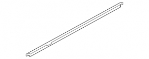 Molding door-glass central rear left VW Golf 15-21 5d