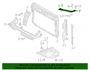 TV eyelash right VW Tiguan 18-21