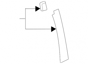 Subaru Forester 19-24 SK side door trim, rear left, front