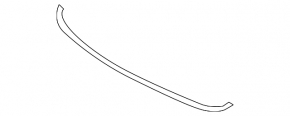 Front bumper seal upper Infiniti G25 G35 G37 4d 07-15