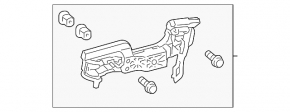 Lexus Hs250h 10-12 rear right door handle mechanism