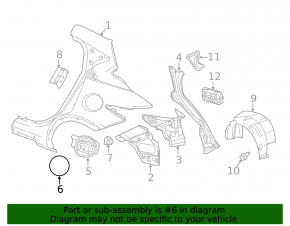 Fuel filler flap Infiniti QX30 17-19 complete