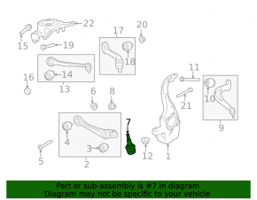 Ball joint left Audi A4 B9 17-