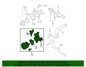 Nissan Altima 07-12 Water Pump