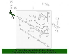Steering tip right Mazda3 2.3 03-08 CTR