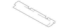 Upper radiator deflector Ford Explorer 13-15 sport