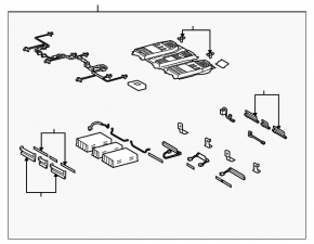 Toyota Highlander 08-10 hybrid battery assembly