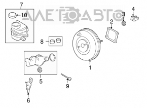 Mazda6 09-13 Vacuum Booster