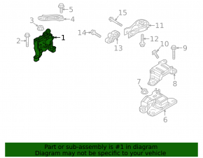 Right engine mount Mazda CX-50 23-24 2.5